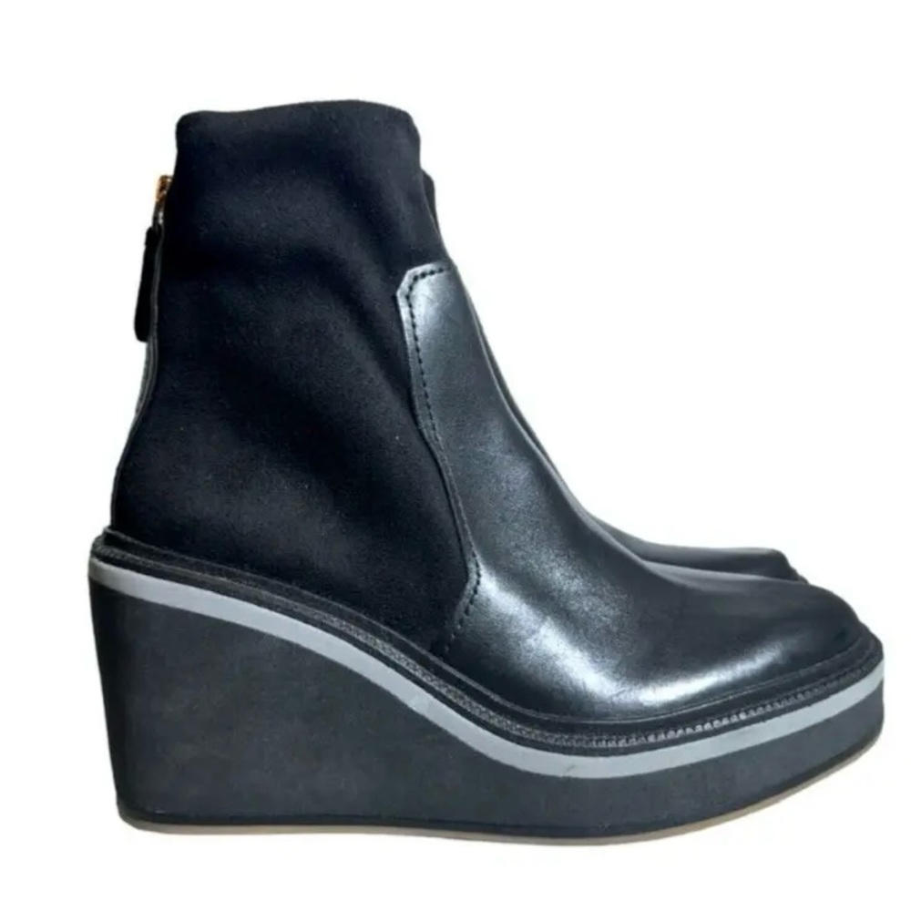 Louise et CIE Women's Leather Upper Chelsea Ankle Boots Black Size 6